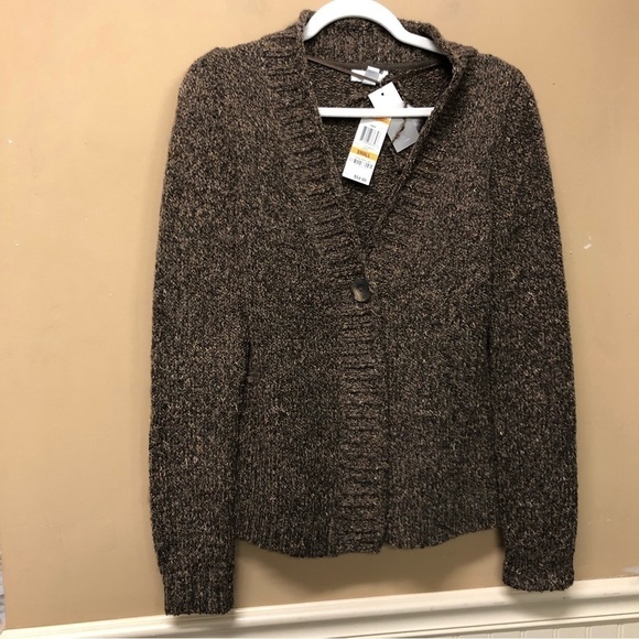 Charter Club Brown Chunky Knit Sweater Size Small NWT - Picture 1 of 5